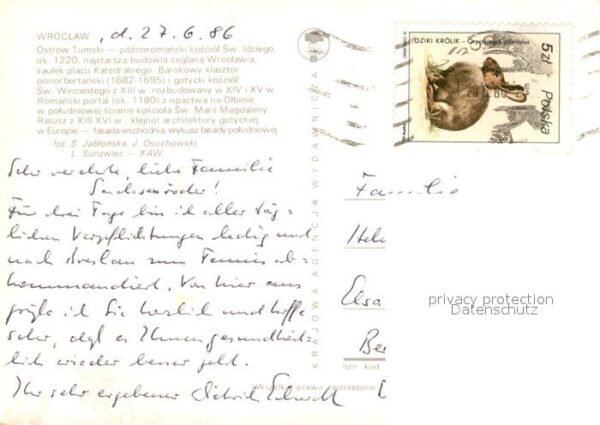 Wroclaw Dominsel Innenstadt Barock Kloster Port – Bild 2