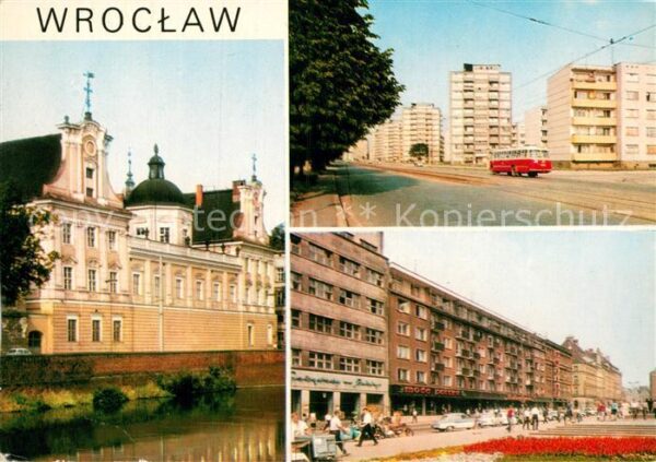 Wroclaw Teilansichten Hochhäuser