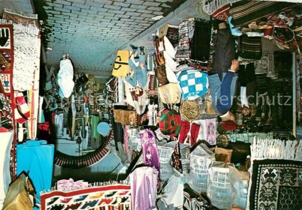 Tunis Souk des étoffes Stoffmarkt