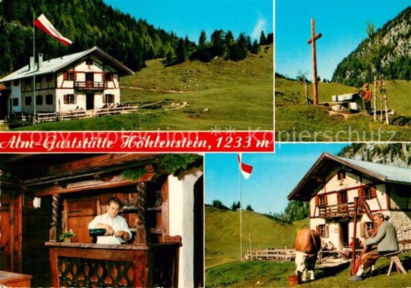 Woergl Tirol Alm Gaststätte Höhlenstein Gipfelkreuz