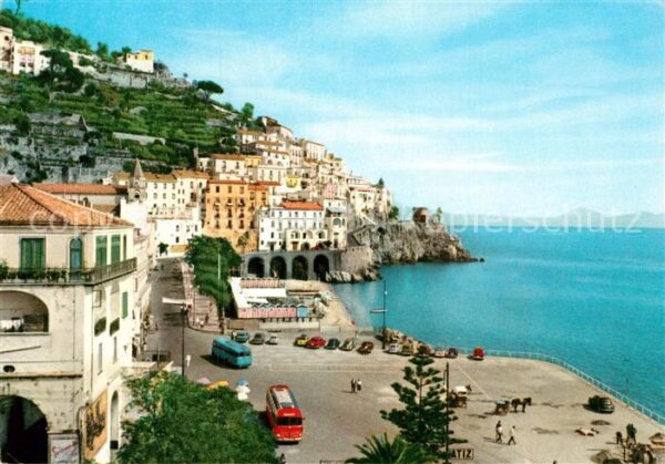 Amalfi Panorama e spiaggia Strand Küste
