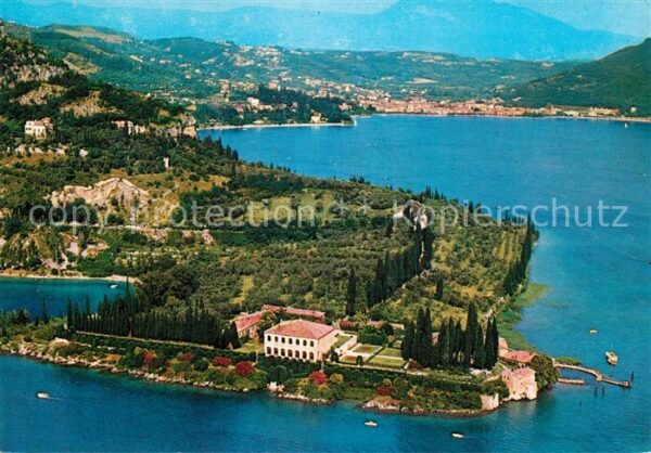 Punta San Vigilio Veduta aerea Gardasee