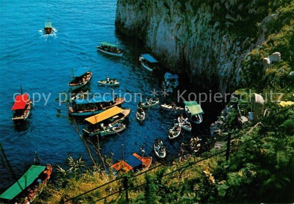 Capri Ingresso alla Grotta Azzurra Blaue Grot
