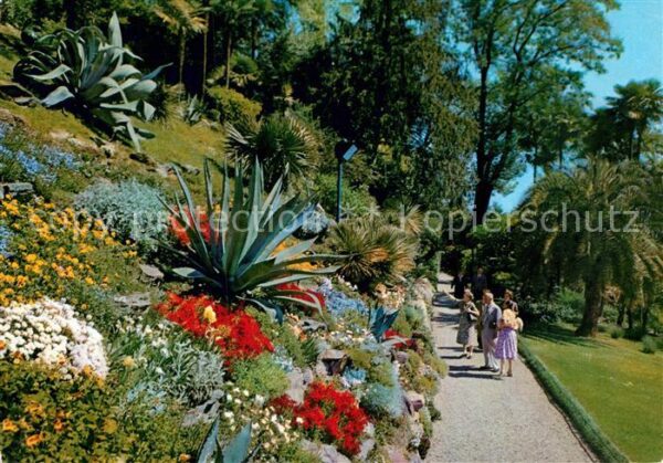 Tremezzo Lago di Como Villa Carlotta vegetazione subtropicale