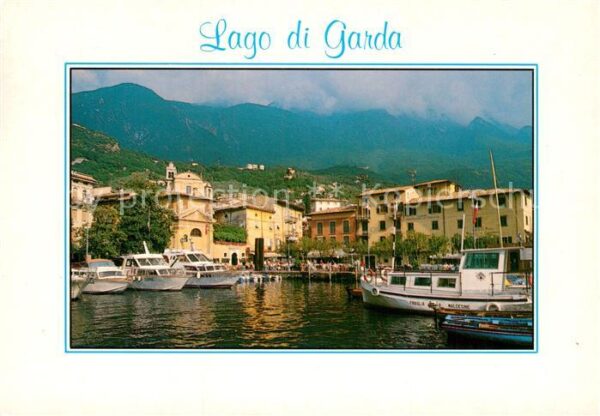 Malcesine Lago di Garda Hafen Gardasee