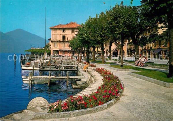 Orta San Giulio Passeggiata al lago Uferpromenade Ortas