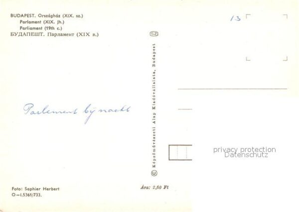 Budapest Orszaghaz Parlament – Bild 2
