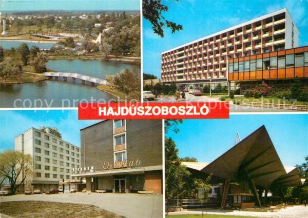 Hajdúszoboszló  Teilansichten Hotel Gebäude Hochhaus