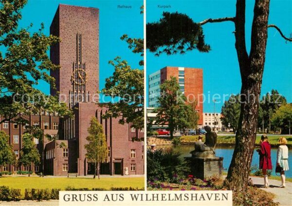 Wilhelmshaven Rathaus Kurpark