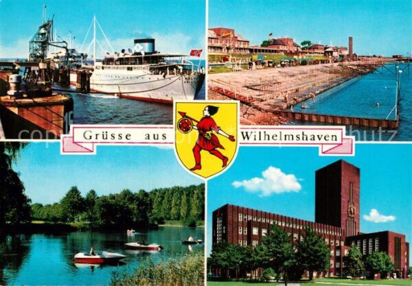 Wilhelmshaven Hafen Dampfer Rathaus