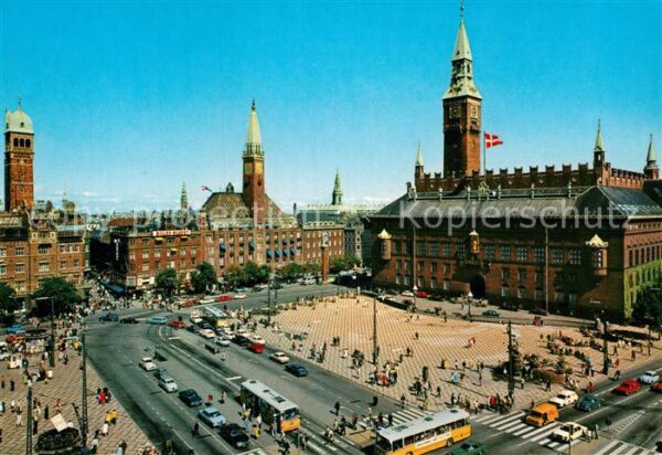 Copenhagen Kobenhavn Radhuspladsen