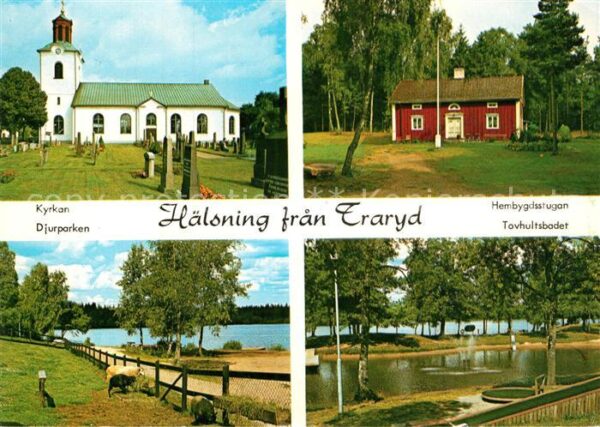 Haelsning Kyrkan Djurparken Hembygdsstugan