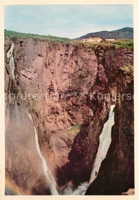 Eidfjord Norge Voringsfoss Fossli Turisthotell H