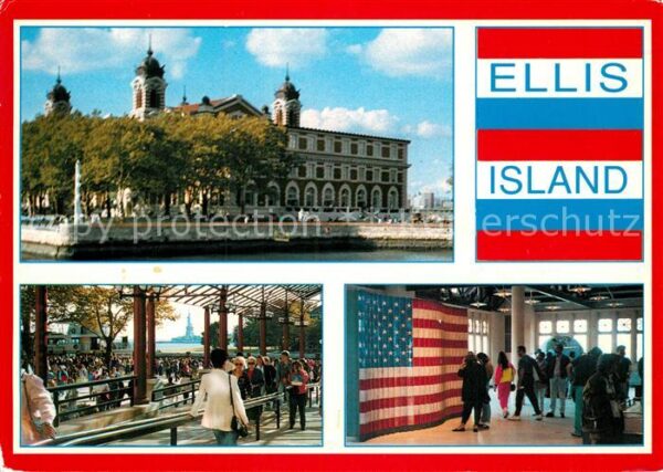 Ellis Island New York Main Entrance Peopling of America Exhib