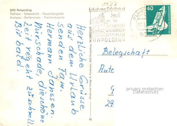 Ruhpolding Rathaus Rauschbergbahn Kurhaus – Bild 2