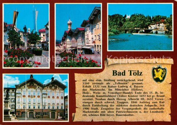 Bad Toelz Untere Marktstrasse Kalvarienberg Ratha