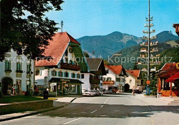 Grassau Chiemgau Dorfplatz Hochplatte