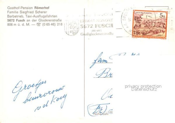 Fusch Grossglocknerstrasse Gasthof Römerhof – Bild 2