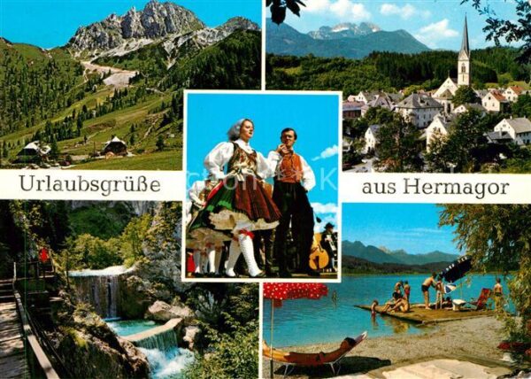 Hermagor Kaernten Watschinger Alm Gartenkofel Trachten Ga