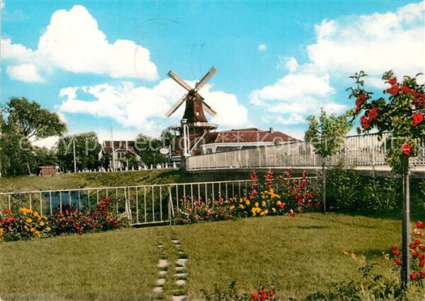 Norden Norddeich Ostfriesland Deichmühle Mühlenbrücke