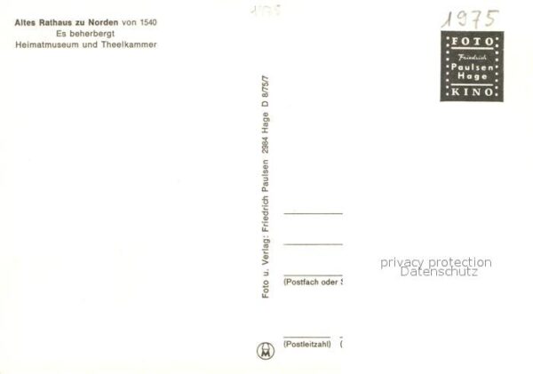 Norden Norddeich Ostfriesland Altes Rathaus – Bild 2