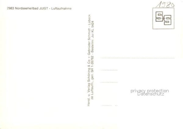 Juist Nordseebad Fliegeraufnahme – Bild 2