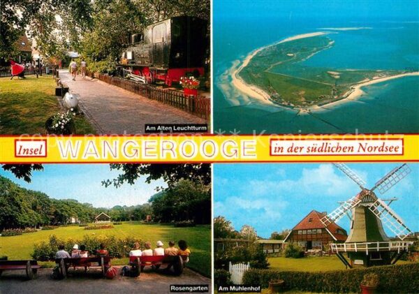 Wangerooge Nordseebad Am Alten Leuchtturm Fliegeraufnahme Ros