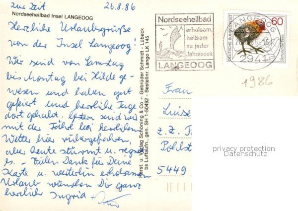 Langeoog Nordseebad Fliegeraufnahme – Bild 2