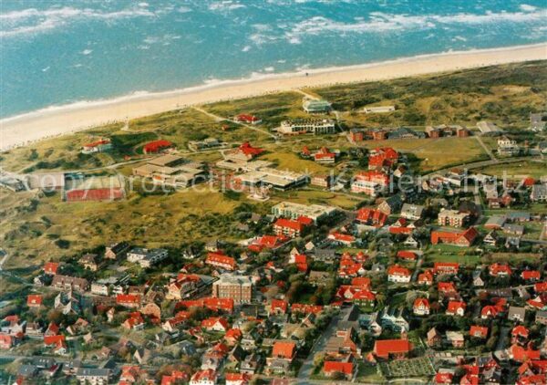 Langeoog Nordseebad Fliegeraufnahme