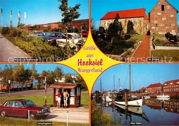 Hooksiel Nordseebad Evangelische Kirche Alter Hafen Camping