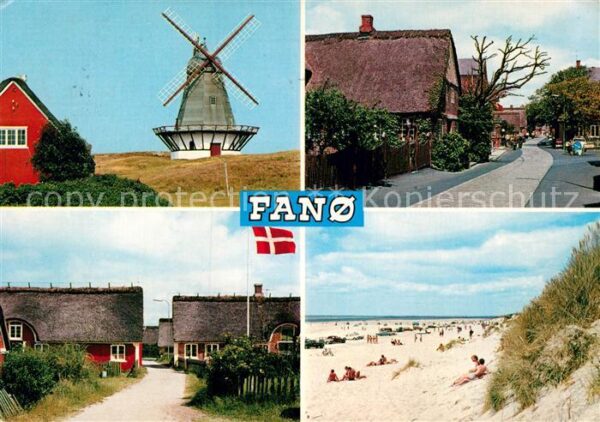 Fanoe Windmühle Strand