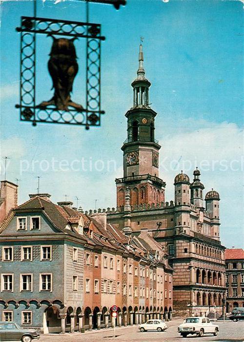 Poznan Posen Renesansowy ratusz domki budnicze