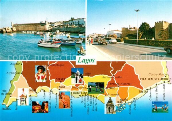 Lagos Algarve Portugal Hafen Festung