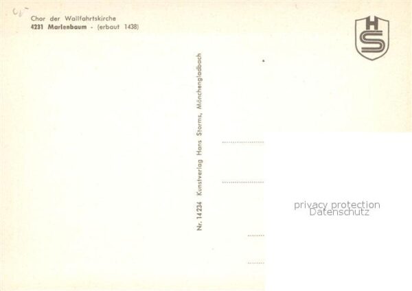 Marienbaum Chor Wallfahrtskirche – Bild 2