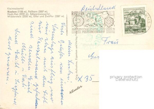 Riezlern Kleinwalsertal Vorarlberg Fellhorn Hoch-Ifen Schwarzwassertal Wid – Bild 2