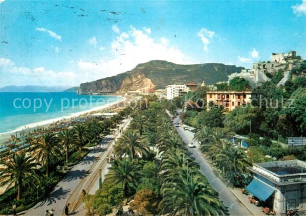 Finale Ligure Viale delle palme e via Aurelia