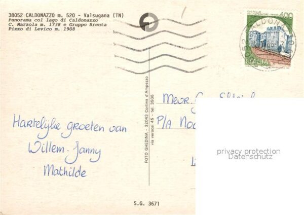 Valsugana Calodnazzo C. Marzola Gruppo Brenta Piz – Bild 2