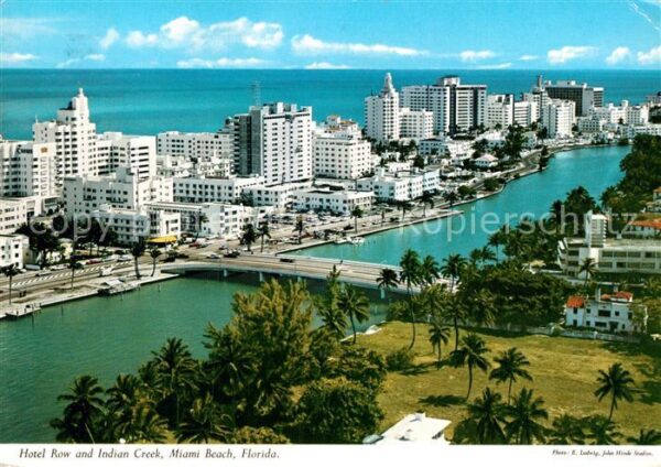 Miami Beach Hotel Row Indian Creek