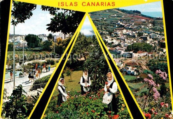Islas Canarias Tracht Teilansicht