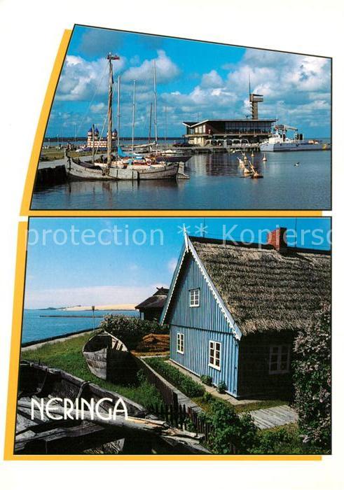 Nida Anlegestelle Hafen Fischerhof