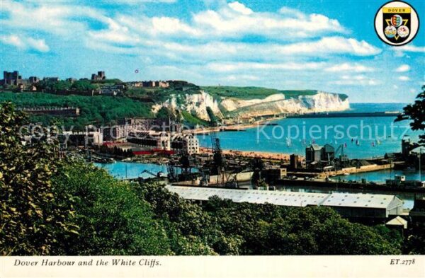 Dover Kent UK with White Cliffs