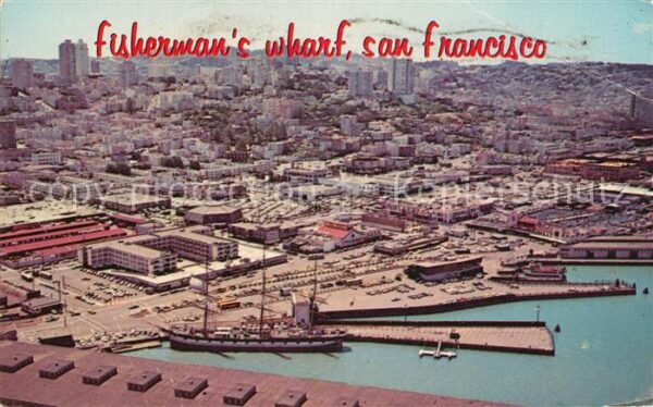 San Francisco California Fliegeraufnahme Fishermans Wharf
