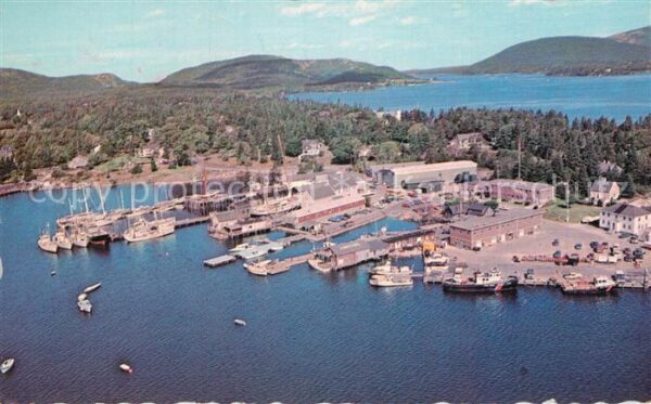 Mount Desert Island Fliegeraufnahme Harbor