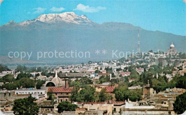 Puebla Fliegeraufnahme mit Volcan