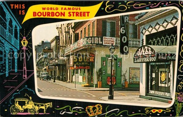 New Orleans Louisiana Bourbon Street
