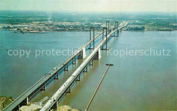Delaware New Jersey Fliegeraufnahme Memorila Bridge