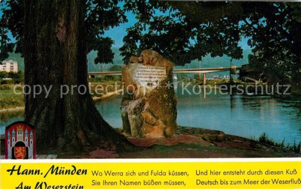 Hann. Muenden Am Weserstein