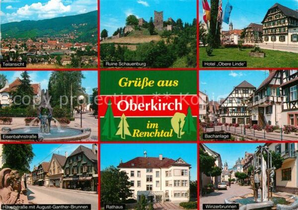 Oberkirch Baden Ruine Schauenburg Hotel-Obere-Linde Bac