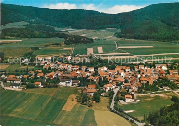 Bad Wildungen Fliegeraufnahme Pension Haus Waldeck