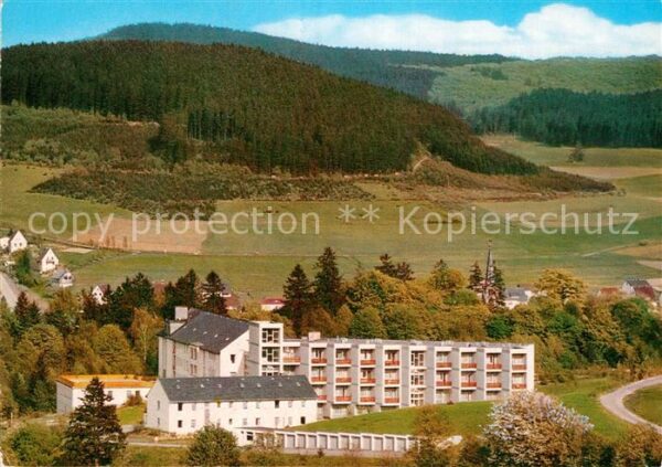 Bad Berleburg Oderbornklinik Fliegeraufnahme